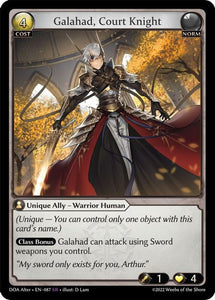 Galahad, Court Knight / Super Rare / DOA Alter