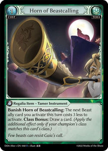 Horn of Beastcalling / Rare / DOA Alter