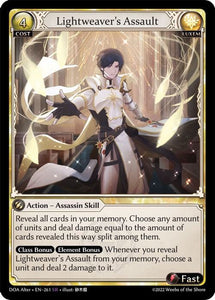 Lightweaver's Assault / Super Rare / DOA Alter