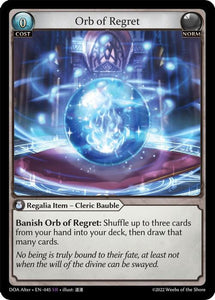 Orb of Regret / Super Rare / DOA Alter