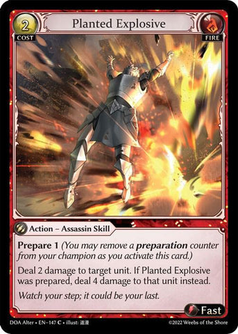 Planted Explosive / Common / DOA Alter (FOIL)