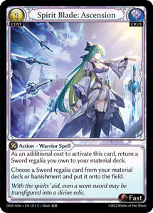 Spirit Blade: Ascension / Rare / DOA Alter