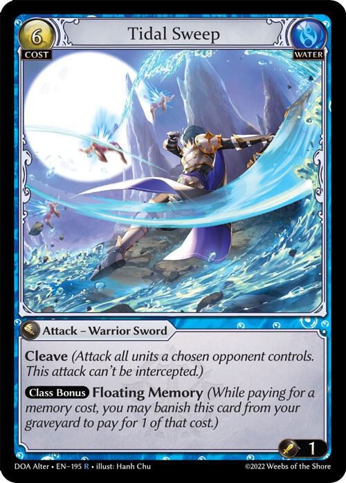 Tidal Sweep / Rare / DOA Alter