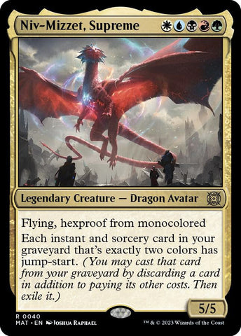 Niv-Mizzet, Supreme / R / MAT (FOIL)