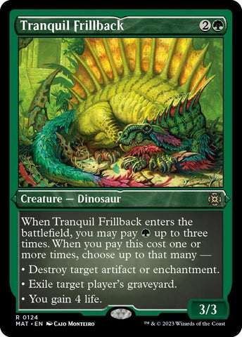 Tranquil Frillback (Foil Etched) / R / MAT (FOIL)