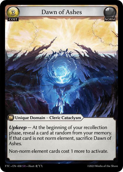 Dawn of Ashes / Super Rare / FTC