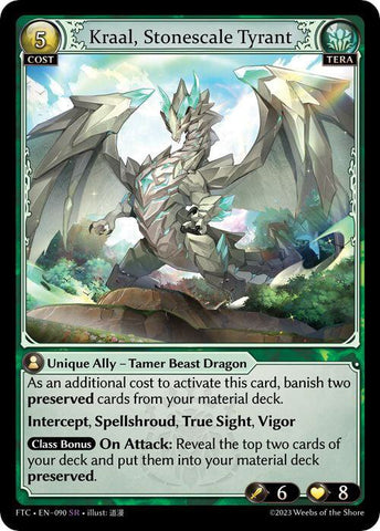 Kraal, Stonescale Tyrant / Super Rare / FTC