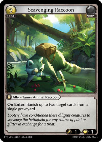 Scavenging Raccoon / Common / FTC