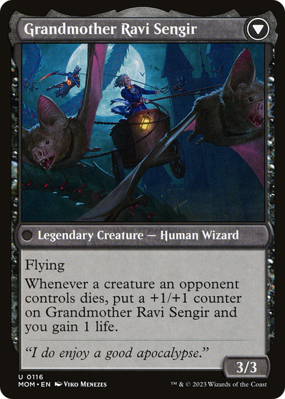 Invasion of Ulgrotha // Grandmother Ravi Sengir (MOM-116) - March of the Machine