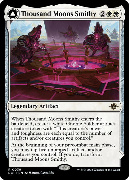 Thousand Moons Smithy // Barracks of the Thousand (LCI-039) - The Lost Caverns of Ixalan Foil