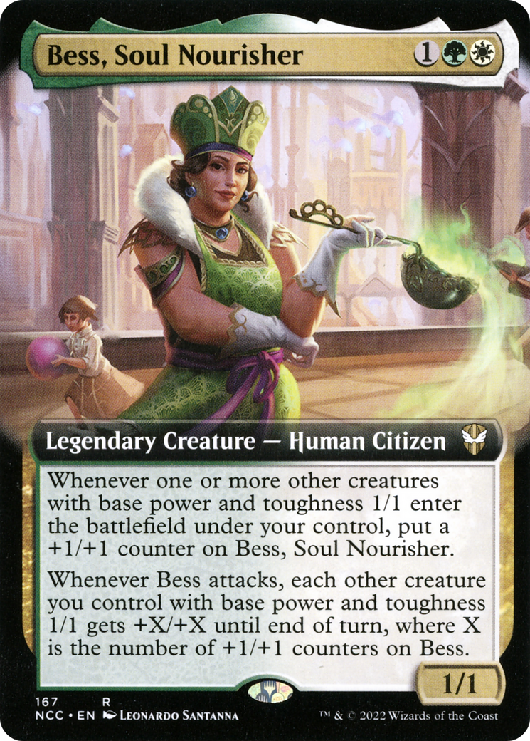 Bess, Soul Nourisher (NCC-167) - New Capenna Commander: (Extended Art)