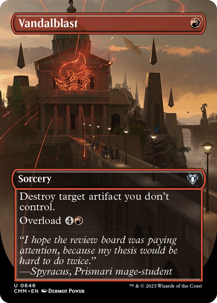 Vandalblast (CMM-646) - Commander Masters (Borderless) Foil