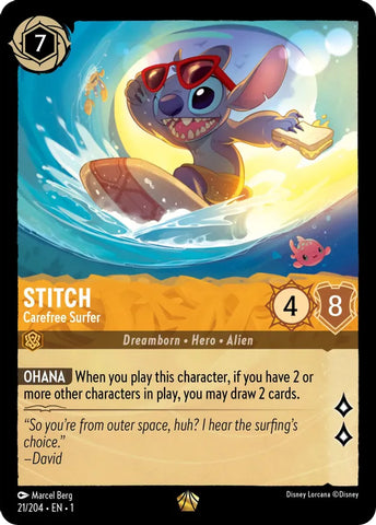 Stitch - Carefree Surfer / Legendary / LOR1