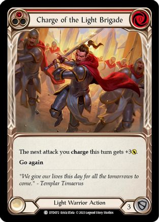 Charge of the Light Brigade (Red) (DTD072) - Dusk till Dawn Rainbow Foil