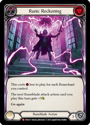 Runic Reckoning (DTD213) - Dusk till Dawn Rainbow Foil