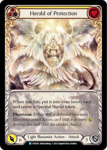 Herald of Protection (Yellow) / Rare / DTD