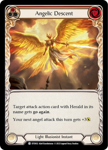 Angelic Descent (RED) / Common / DTD (FOIL)