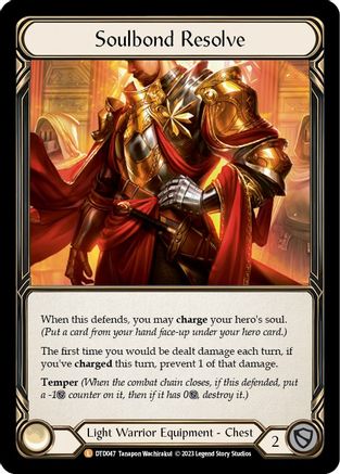 Soulbond Resolve (DTD047) - Dusk till Dawn Rainbow Foil