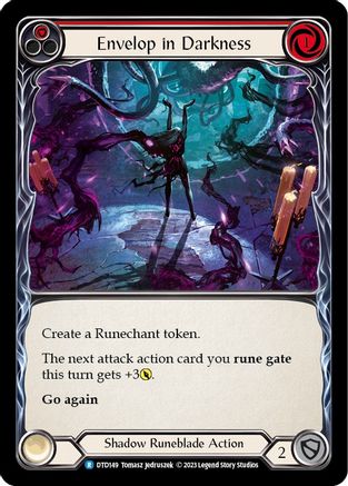 Envelop in Darkness (Red) (DTD149) - Dusk till Dawn Rainbow Foil