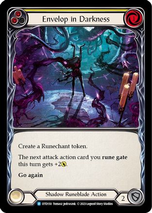 Envelop in Darkness (Yellow) (DTD150) - Dusk till Dawn Rainbow Foil