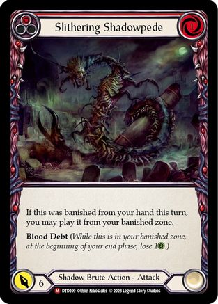 Slithering Shadowpede (DTD109) - Dusk till Dawn Rainbow Foil