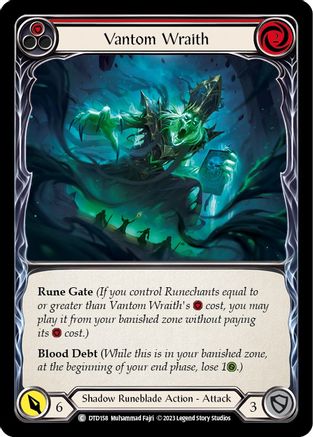 Vantom Wraith (Red) (DTD158) - Dusk till Dawn