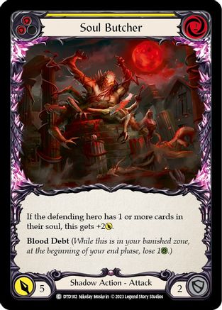 Soul Butcher (Yellow) (DTD182) - Dusk till Dawn