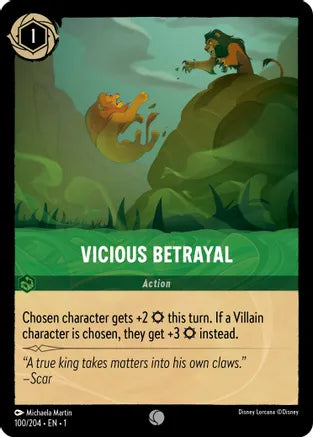 Vicious Betrayal / Common / LOR1