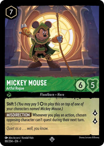 Mickey Mouse - Artful Rogue / Super Rare / LOR1