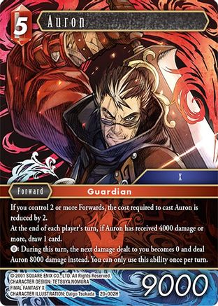 Auron (20-002H) - Dawn of Heroes Foil