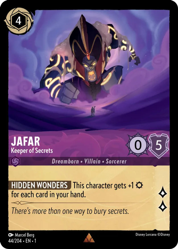 Jafar - Keeper of Secrets / Rare / LOR1 (FOIL)