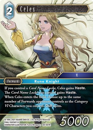 Celes (20-031R) - Dawn of Heroes Foil