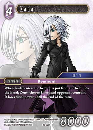 Kadaj (20-089C) - Dawn of Heroes Foil