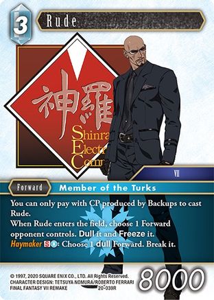 Rude (20-039R) - Dawn of Heroes Foil