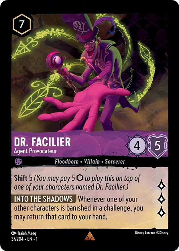 Dr. Facilier - Agent Provocateur / Rare / LOR1