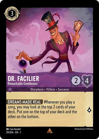 Dr. Facilier - Remarkable Gentleman / Rare / LOR1