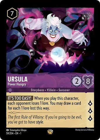 Ursula - Power Hungry / Legendary / LOR1