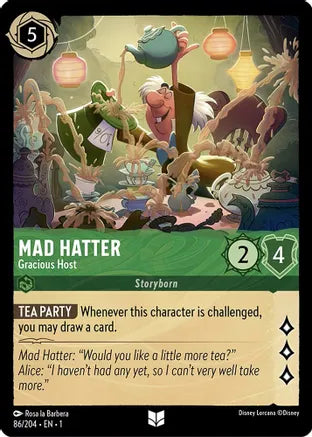 Mad Hatter - Gracious Host / Uncommon / LOR1