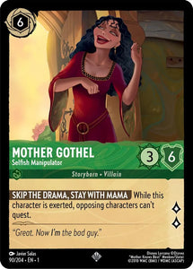 Mother Gothel - Selfish Manipulator / Super Rare / LOR1