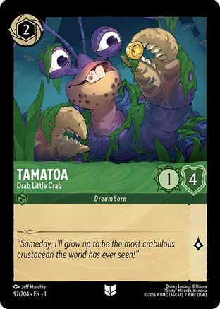 Tamatoa - Drab Little Crab / Uncommon / LOR1