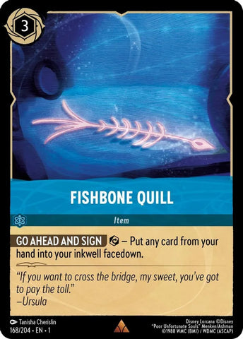 Fishbone Quill / Rare / LOR1 (FOIL)