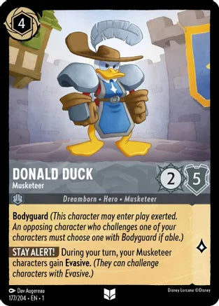 Donald Duck - Musketeer / Uncommon / LOR1