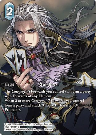 Setzer (Full Art) (20-030R) - Dawn of Heroes Foil
