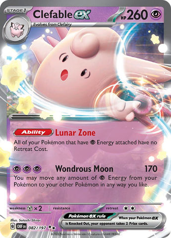 Clefable ex / Double Rare / OBF