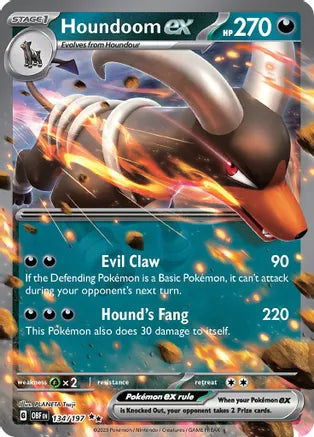 Houndoom ex / Double Rare / OBF