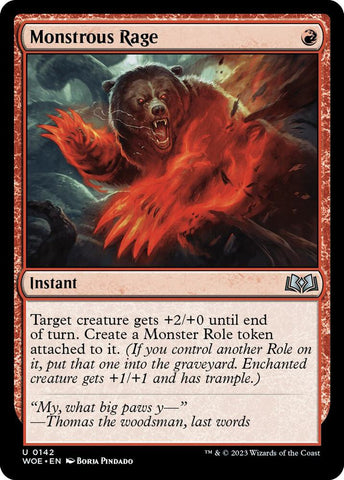 Monstrous Rage / WOE