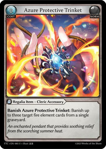 Azure Protective Trinket / Uncommon / FTC
