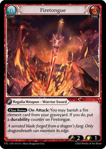 Firetongue / Rare / FTC (FOIL)