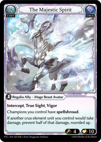 The Majestic Spirit / Ultra Rare / FTC