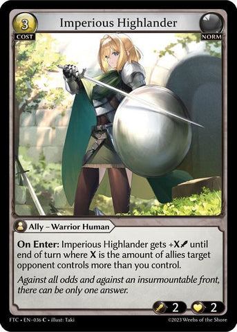 Imperious Highlander / Common / FTC